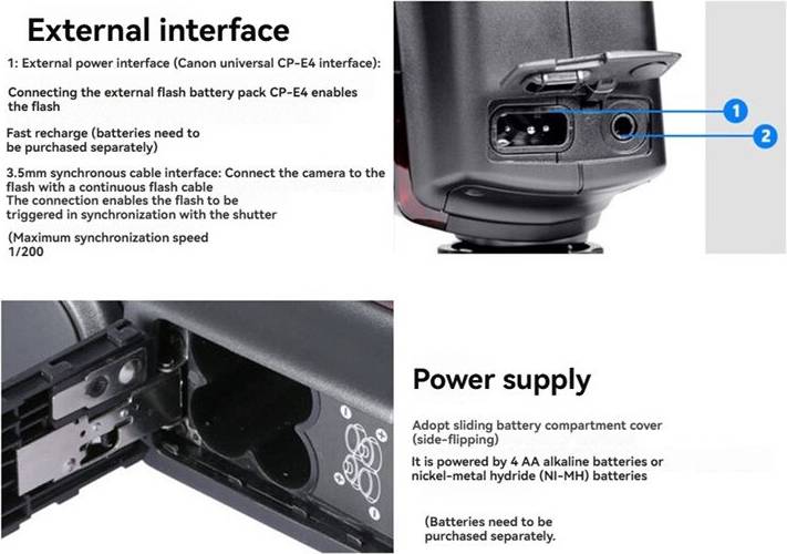 TT560 Flash Speedlite Digital Camera