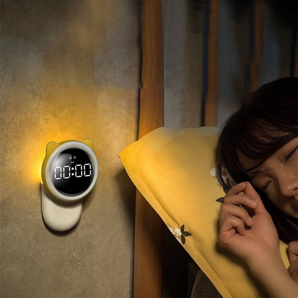 Childrens clock Children's Alarm Clock Smart Sensor LED Night Light
