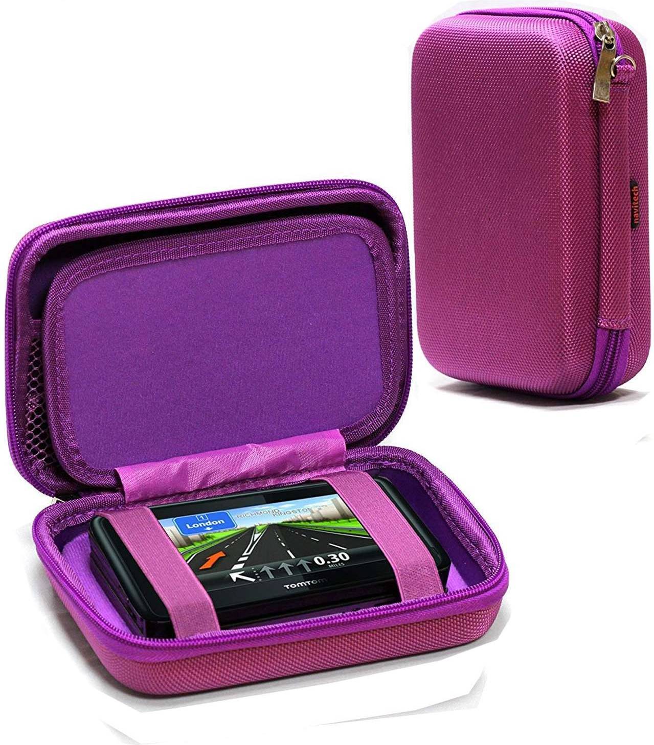 Navitech Purple Case For Tomtom Go Basic 6 Inch