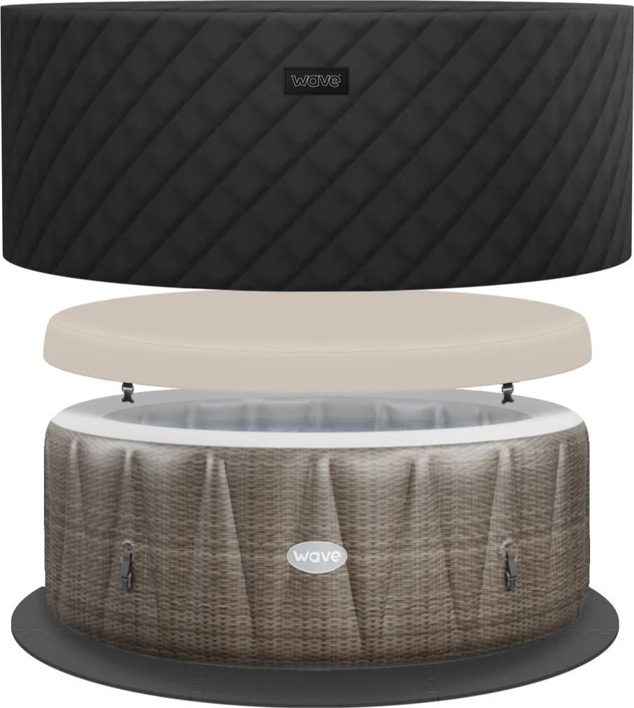 Wave Inflatable Hot Tub 4 Person Round