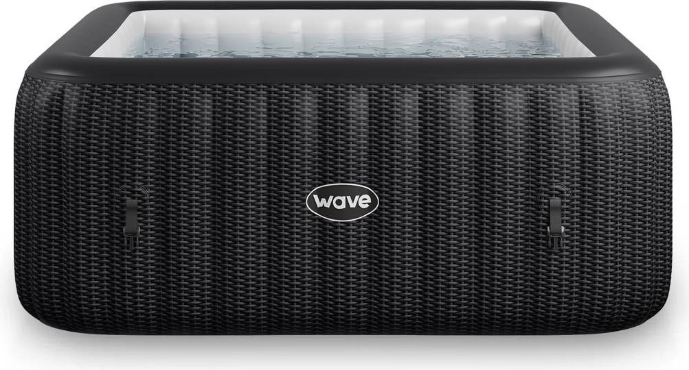 Wave Inflatable Hot Tub Pacific Slate Rattan