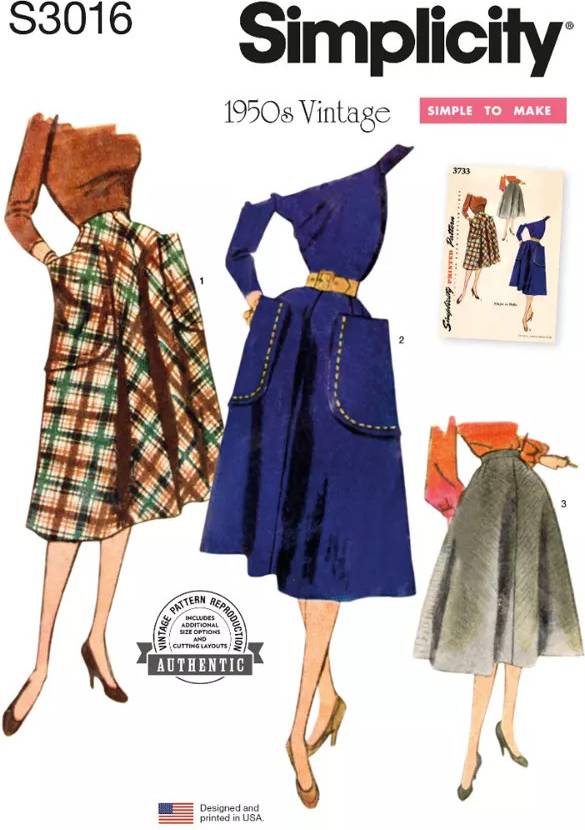 Simplicity Sewing Pattern 3016