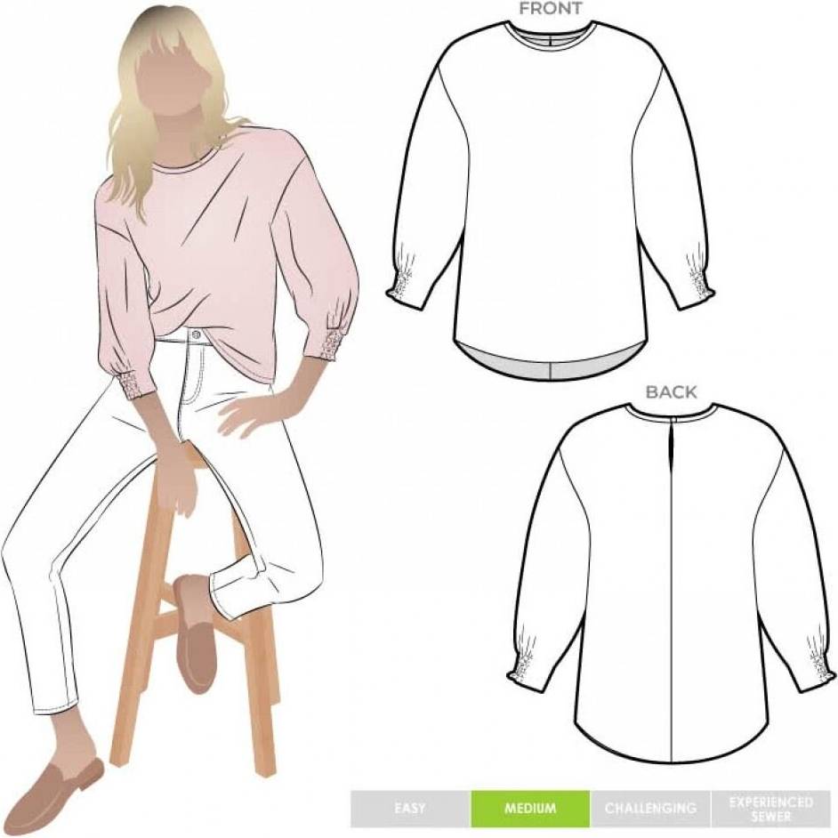 Style Arc Sewing Pattern Mimi Top