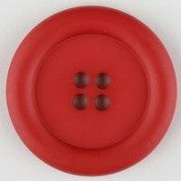 Dill Round Plastic Buttons Red