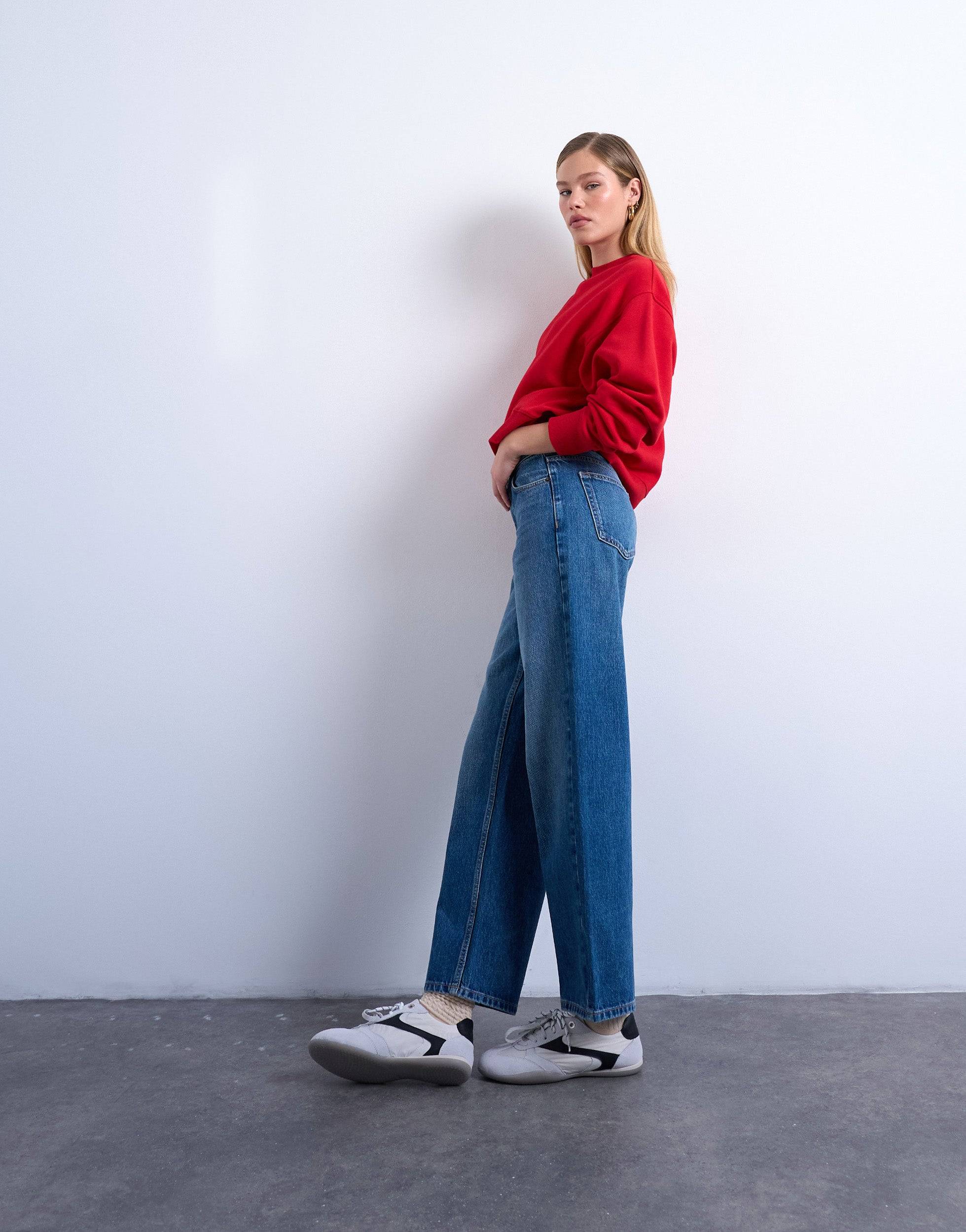 Cinch Low Rise Wide Denim Jeans