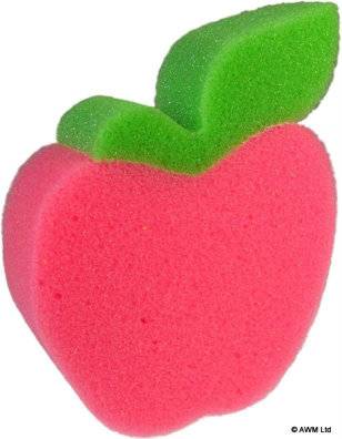 B&Q Apple Sponge Multicolor Fun Bathing Experience
