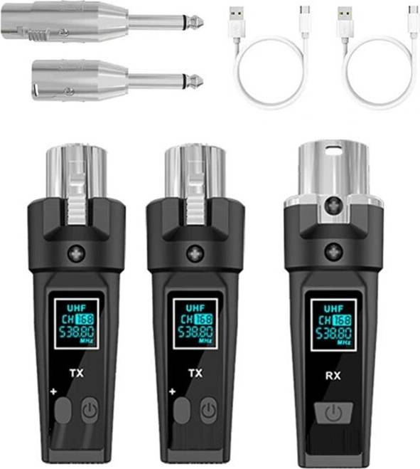 2.4G XLR Wireless Microphone Adapter System