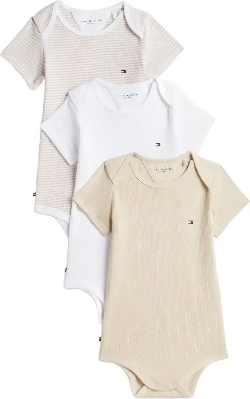 3-Pack Ribbed Bodysuits Gift Box