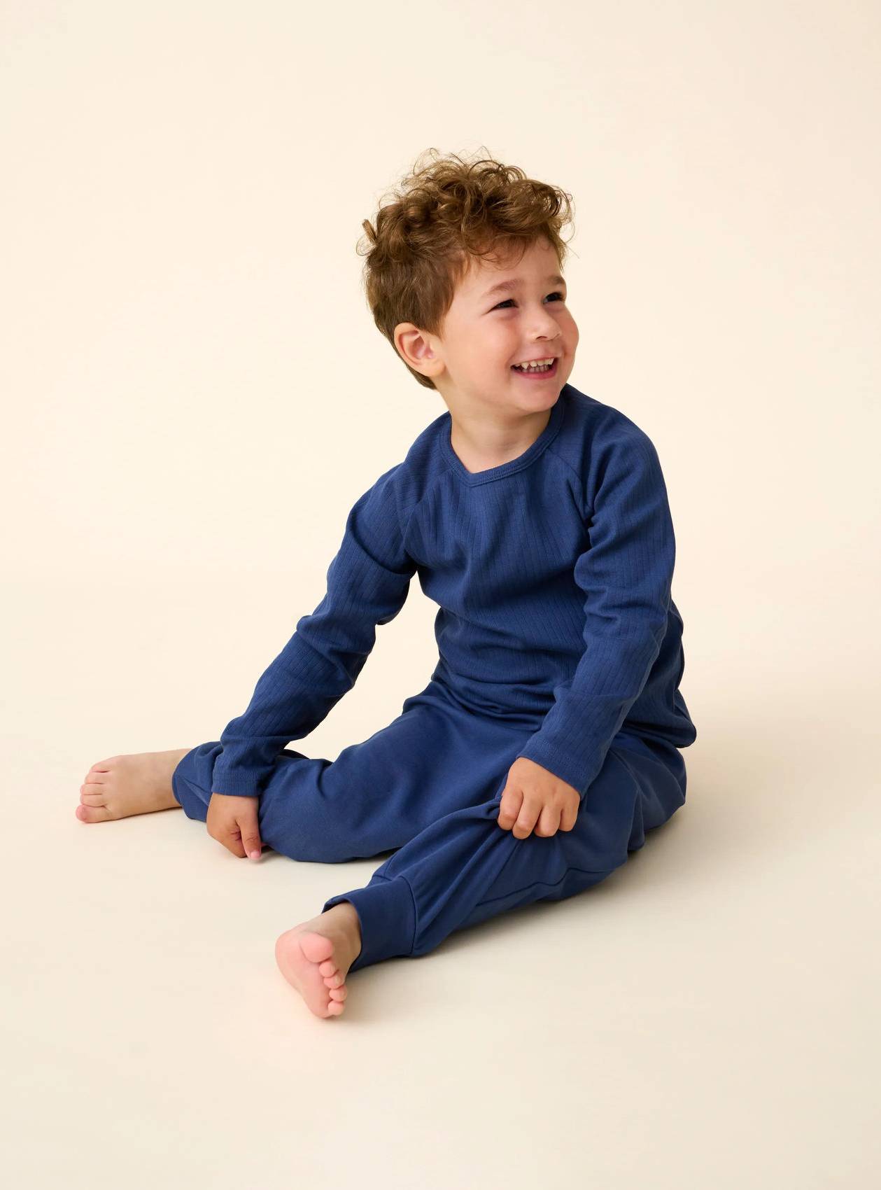 CeLaVi Pyjama Set Ls - Navy