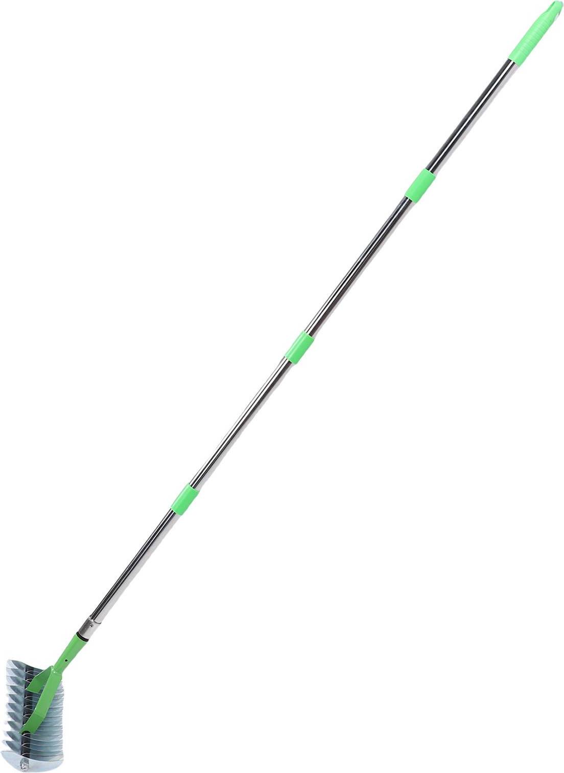 Konnwei Multifunctional Stainless Steel Thatch Rake