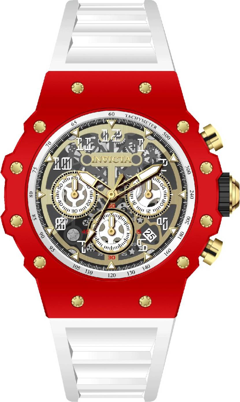 Invicta Racing 69655 Herrklocka Kvartsrörelse Akryl