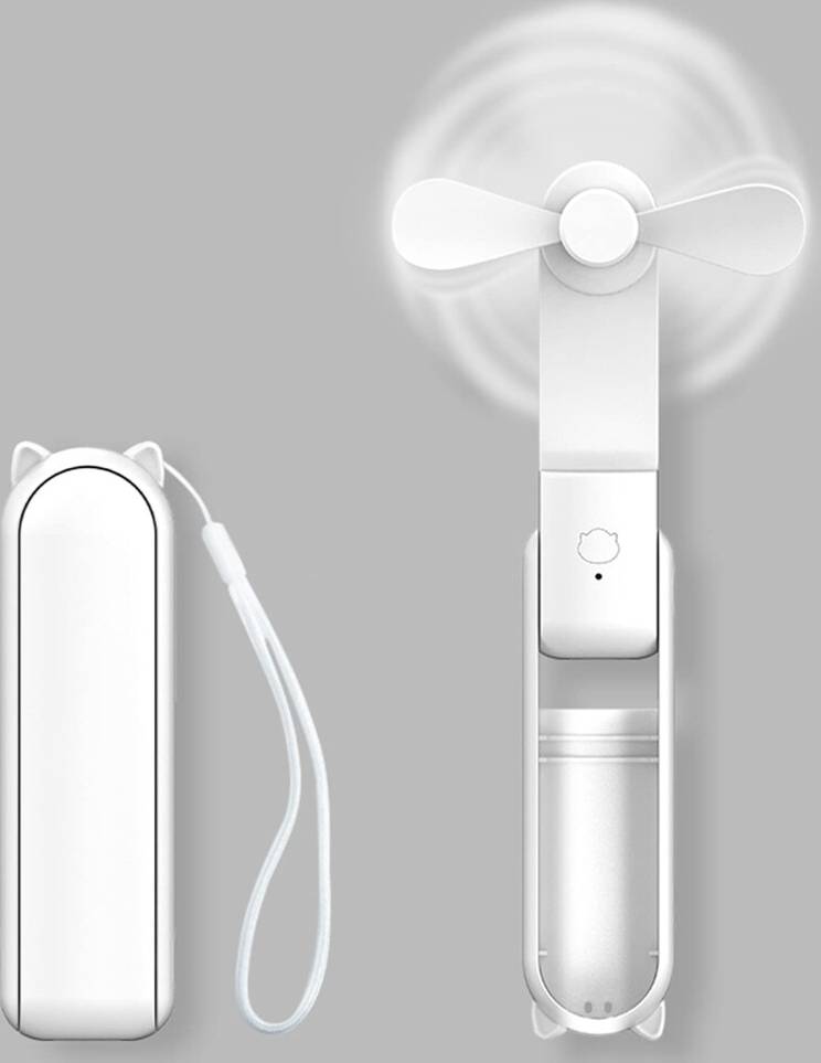 High capacity power bank Mini Hand Fan With Power Bank