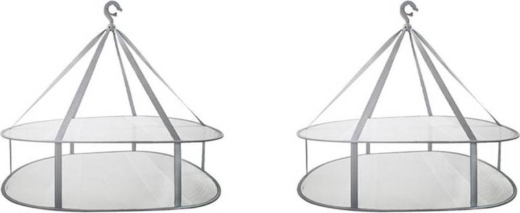 Exogio 2-Tier Sweater Drying Rack Hanging Clothes
