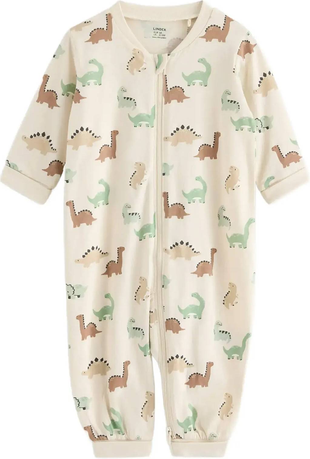 Pyjamas With Dinosaurs - Beige