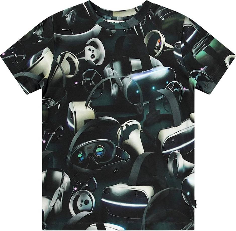 Molo Ralphie T-Shirts Short Sleeves Virtual Reality - Sort