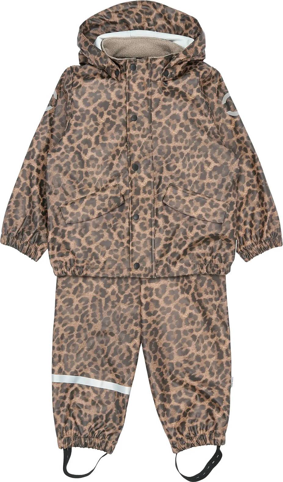 Mikk-Line Pu Rain Set Leo W Susp - Multi/Patterned