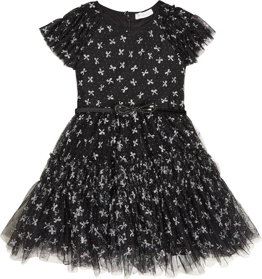 Monnalisa Ruffled Tulle Dress