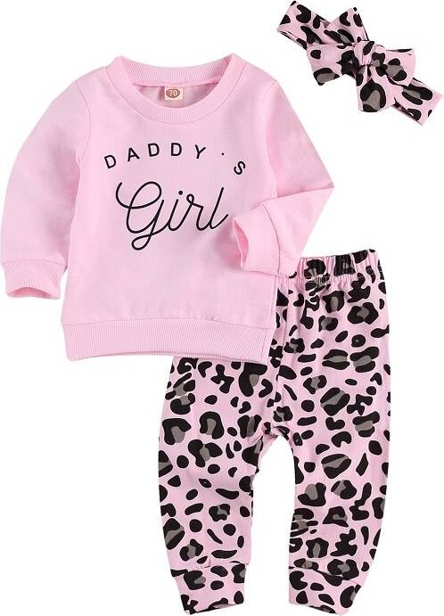 Pudcoco Babyflicka Set 3 Delar - Rosa