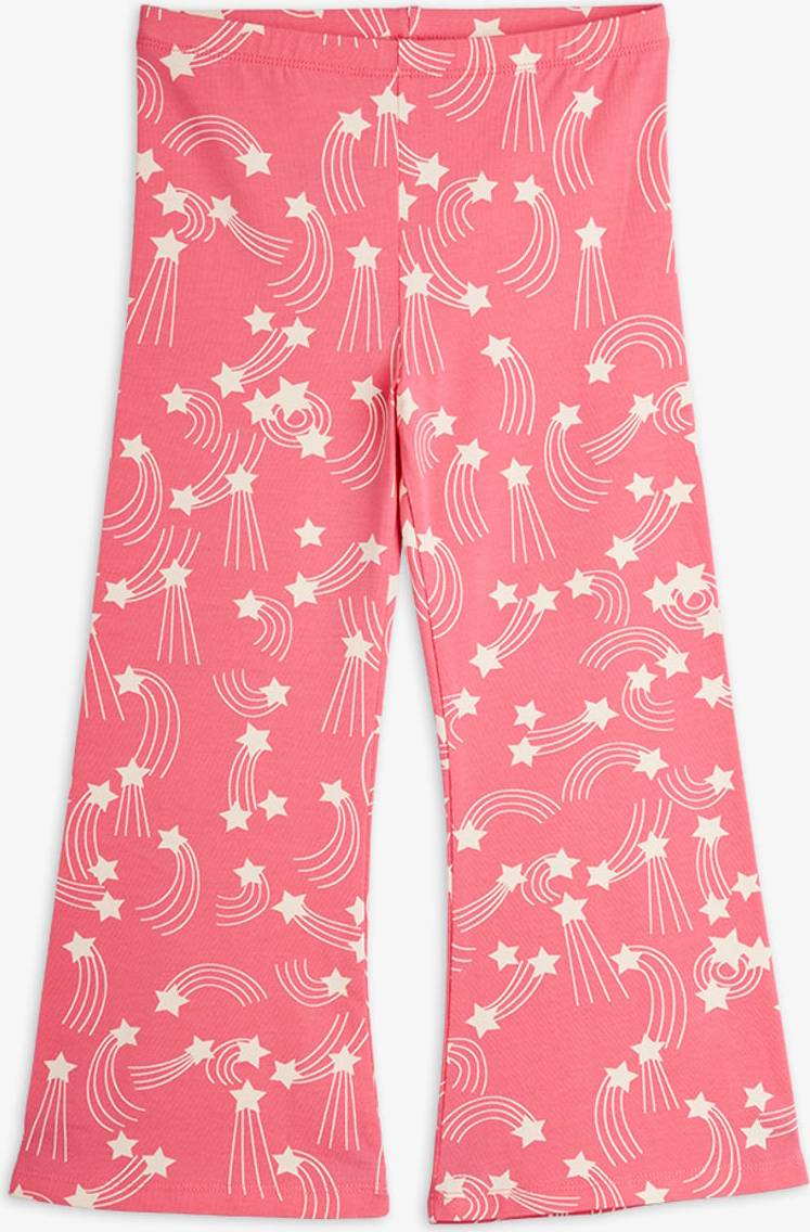 Mini Rodini Starfall Print Utsvängda Byxor - Rosa