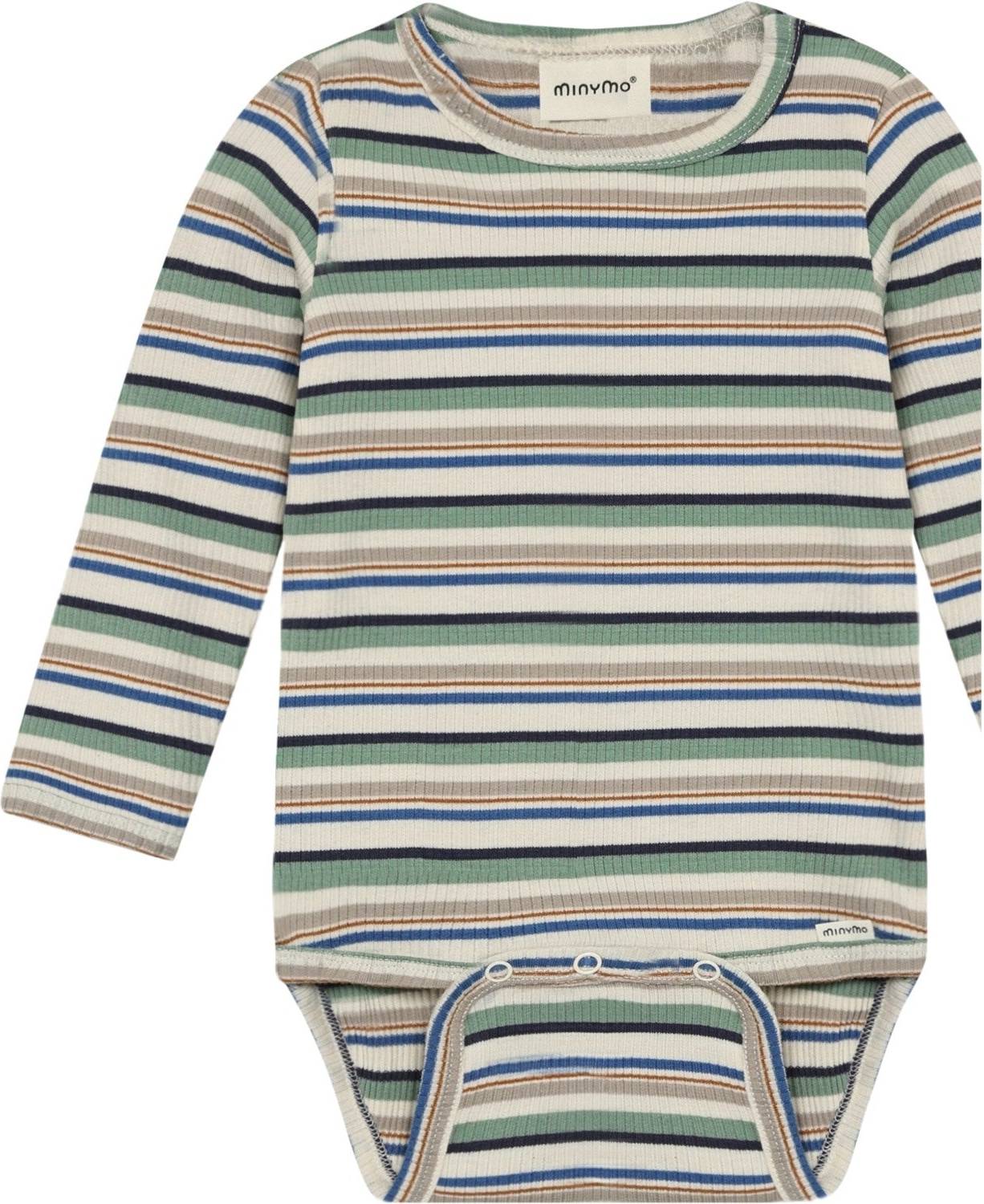 Minymo Body Ls Y/D Rib - Multi/patterned - 68
