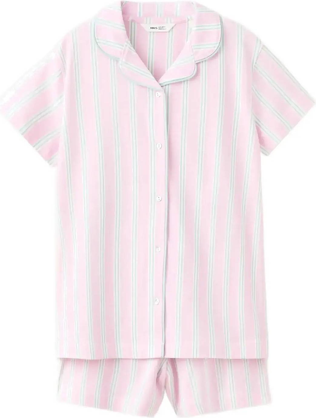 Mango Striped Short Pyjamas - Multi/Patterned