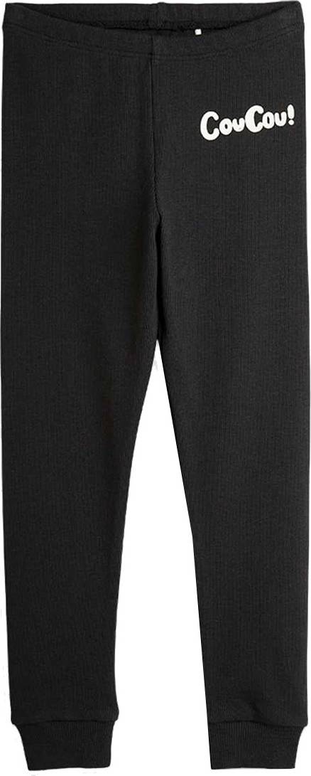 Mini Rodini Leggings Rib Coucou - Sort