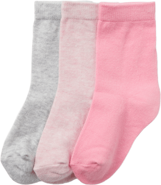 Å KIDS Enfärgade Strumpor 3-Pack - Rosa
