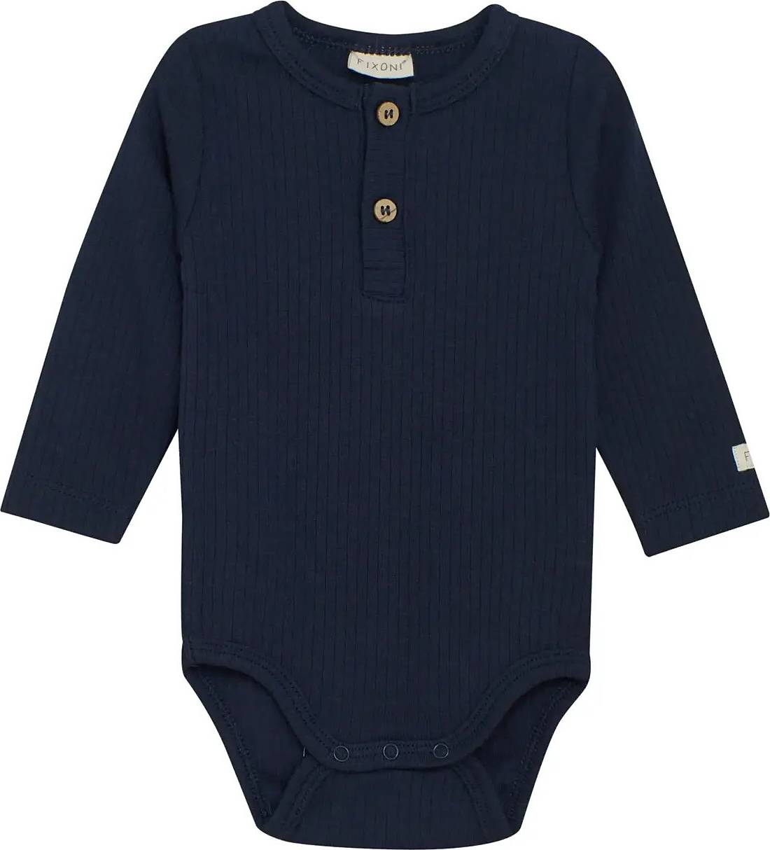 Fixoni Body Ls Rib - Navy