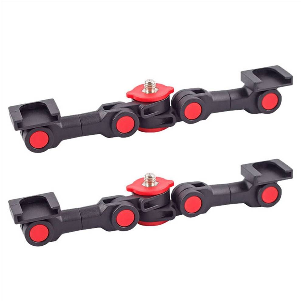 Rotatable Cold Shoe Mount Adapter 2X