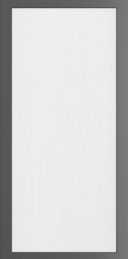Epoq Trend Graphite Räfflad Glasdörr