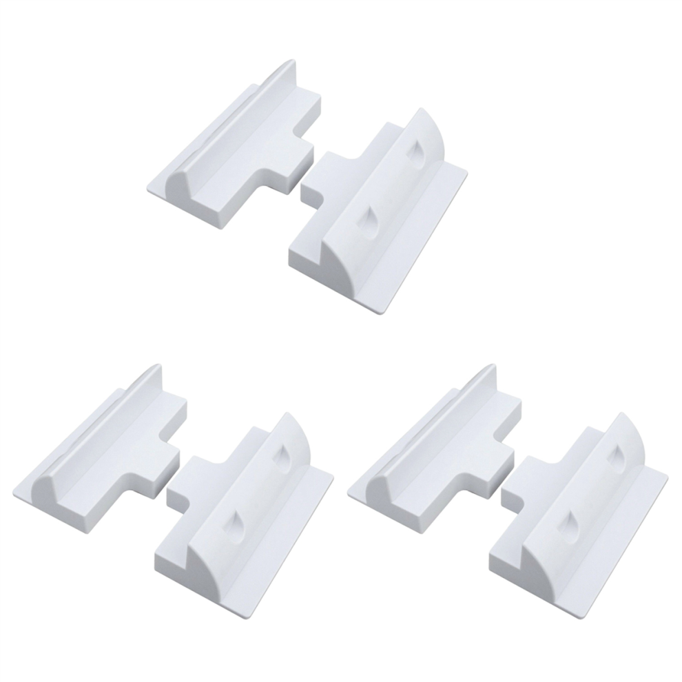 Torribaly 6 Pcs Solar Panel Side Mounting Bracket Kit