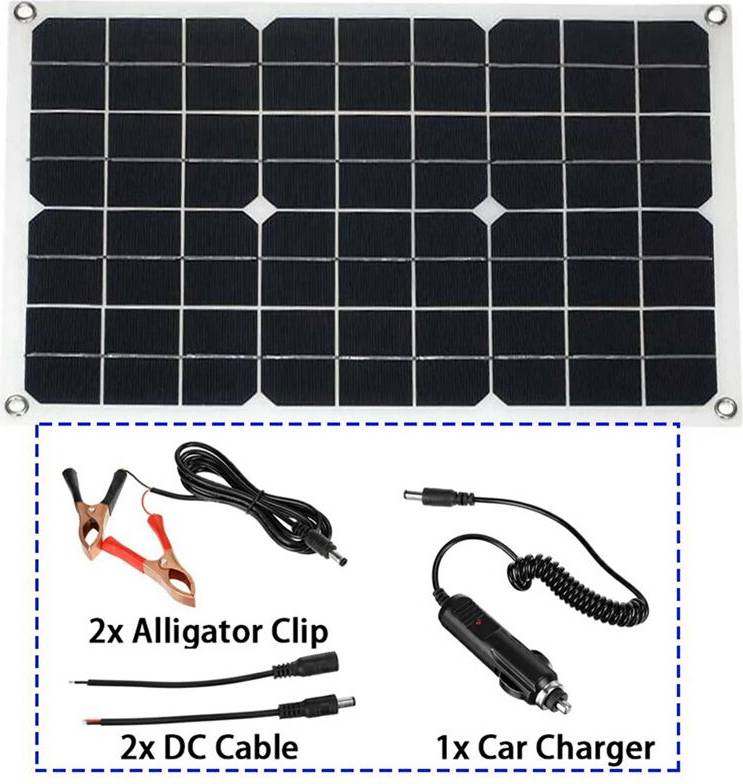 Solarpanel 20W Autobatterie Solarpanel System Kit