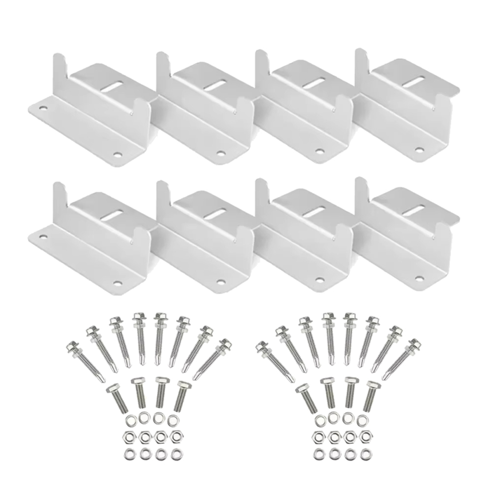 8PCS Solar Panel Mounting Bracket Kits