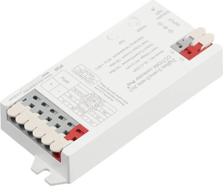 Homey ZigBee 3.0 Pro 2In1 CCT Dimmer LED Strip Controller