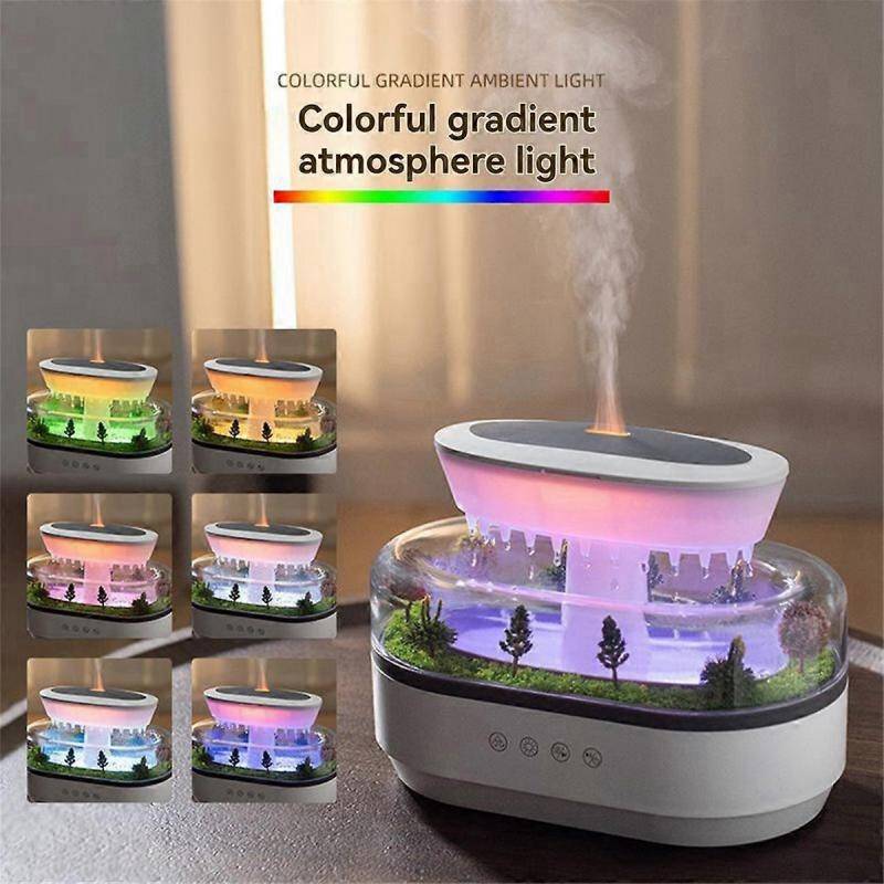 Landscape Aromatherapy Machine with Humidifier and LED Atmosphere Light