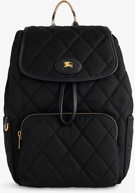 Burberry Horseshoe Rygsæk Uld - Sort