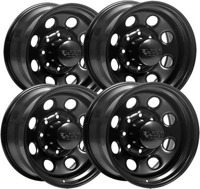 Rock Black 997b Soft Wheel Rim Set