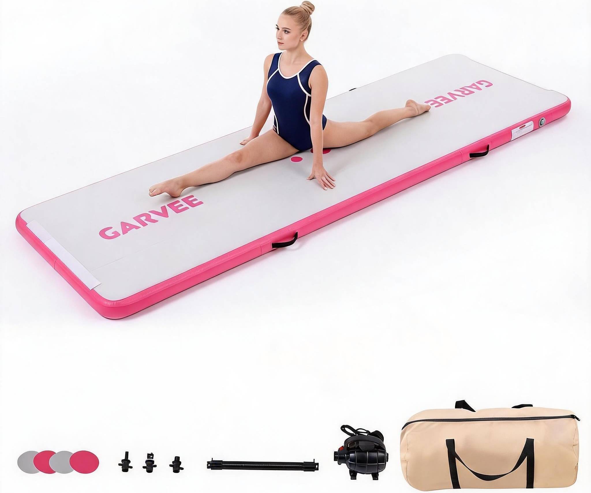Gymnastics air mat Garvee 9.8ft Inflatable Gymnastics Air Track Mat