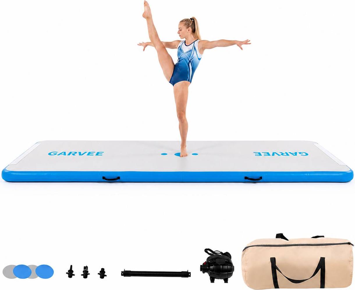 Gymnastics air mat Garvee 9.8ft Inflatable Gymnastics Air Track Mat
