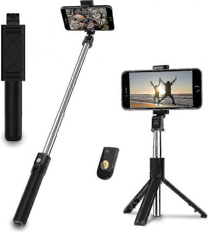 Selfie tripod bluetooth Bluetooth Selfie Stick Tripod Rotation