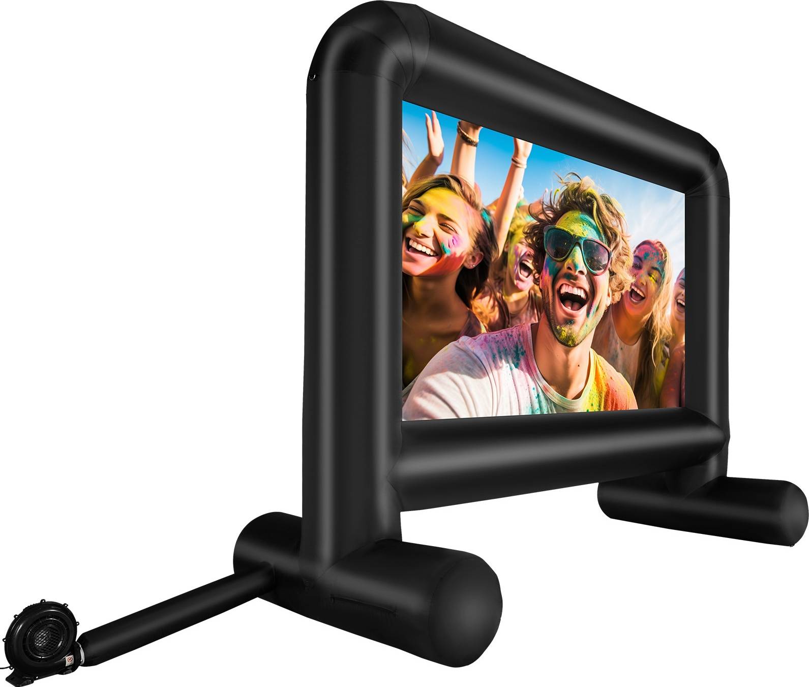 Inflatable projector screen Mecale 16-ft Inflatable Outdoor Movie Projector Screen