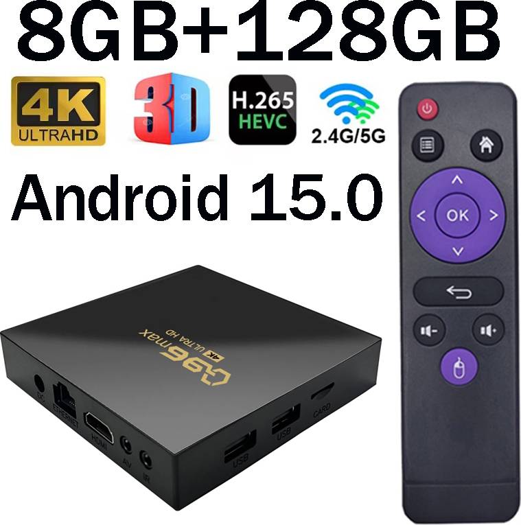 Android 15 TV Box H313 Quad Core