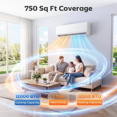 12000 BTU Mini Split AC Heating System
