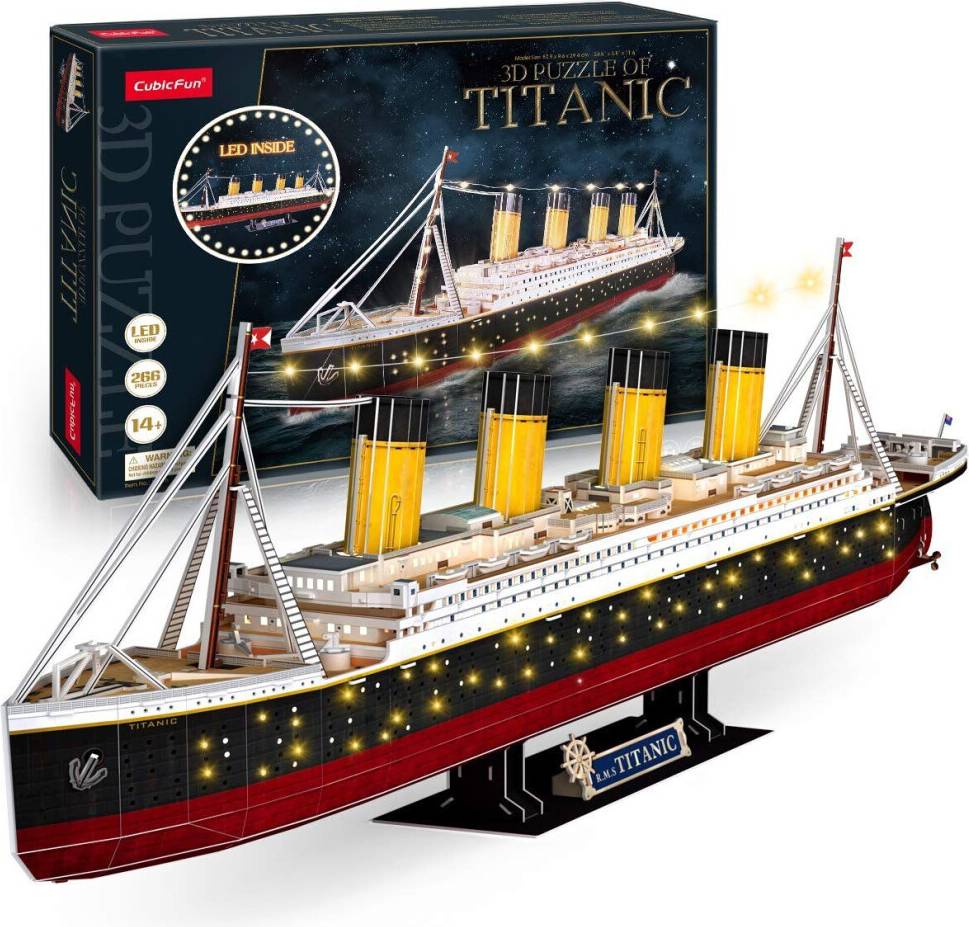 3D Puzzel Titanic Model