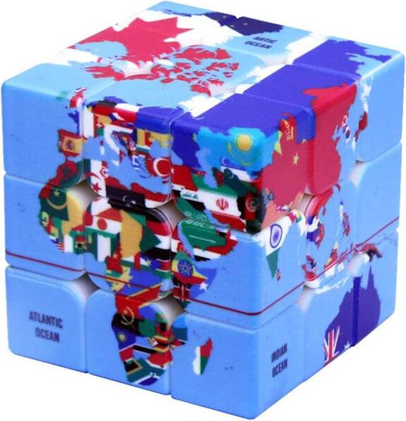 Rubiks speed Speed Cube World Map Design