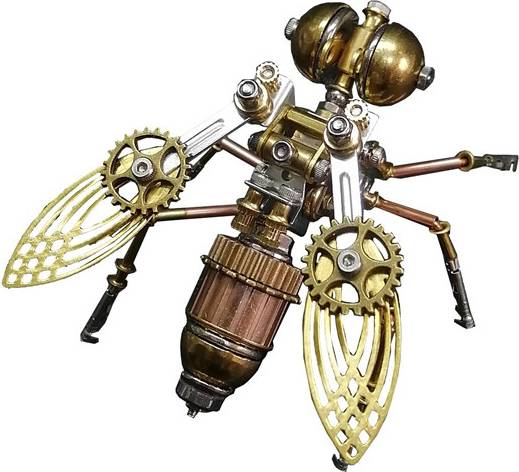 3D Insect Bee Brass Puzzle Kit