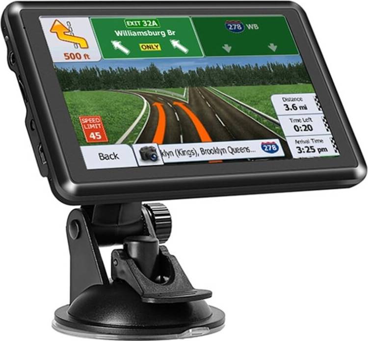 GPS Navigation System 5 Inch HD TFT Touch Screen