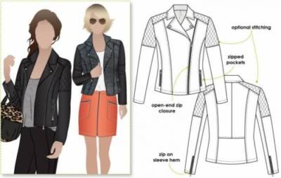 Style Arc Sewing Pattern Ziggi Jacket