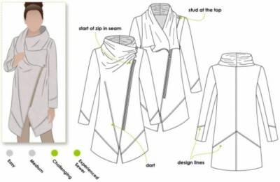 Style Arc Sewing Pattern Jacket