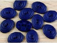 Dill Irregular Buttons Navy Blue